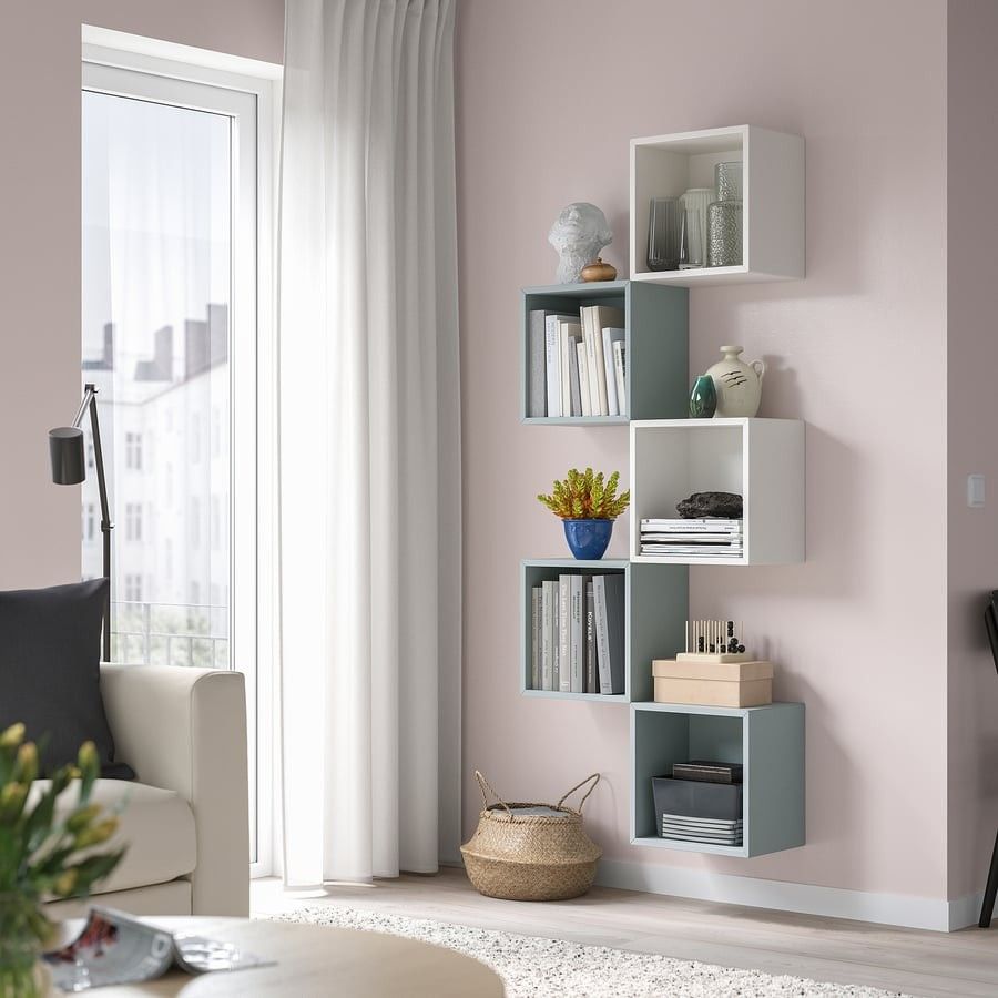 IKEA Floating Square Shelves (5 Units)
