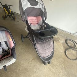 Infant Car Seat (w/ Frame) & Stroller
