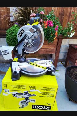 Ryobi 14 Amp Corded 10 in. Compound Miter Saw with LED Cutline Indicator