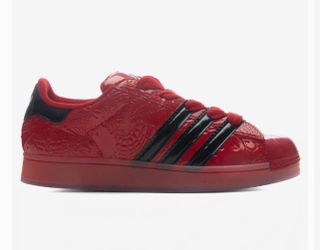 Adidas Originals x Sp5der Superstar Red/Core Black/Silver Metallic 9.5M