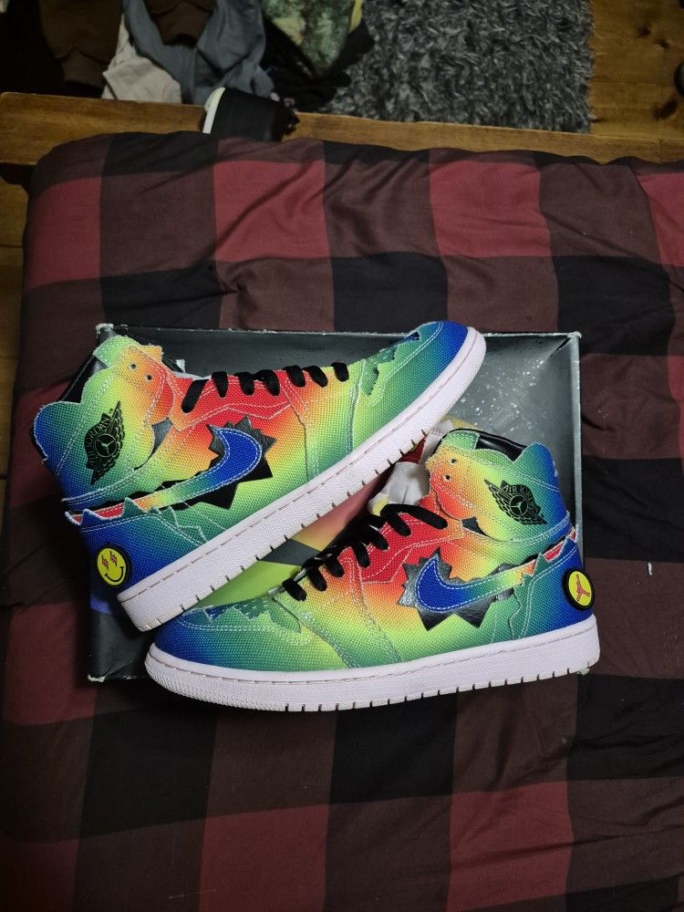 Air Jordan 1 “J BALVIN” edition, size 10.5 Air Jordan 1 (J Balvin) Size 10.5 main image 2