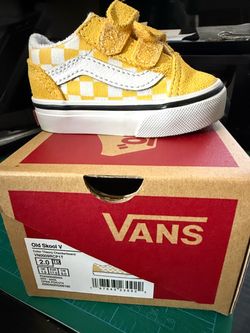 Vans Old Skool V Toddler Sneakers Size 2