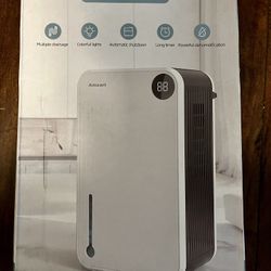 Dehumidifier, (1000 Sq.Ft), 98OZ Water Tank Dehumidifier for Basement with Drain Hose, Auto Shut Off Dehumidifiers with Timer, Smart Humidity Display,