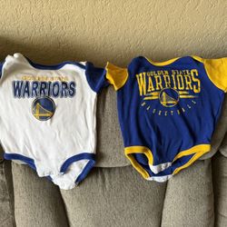 Warriors shirts 3-6 Months 