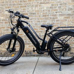 1000W 48V Fat Tire Powerful Electric Bike with 30MPH speed and 80 miles range  [*UL 2849 Certified]