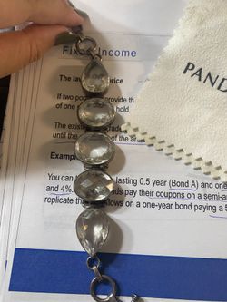 sterling Silver Quarts Bracelet 