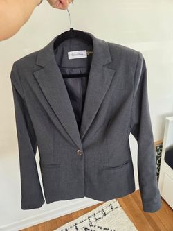 Calvin Kline Dark Gray Blazer