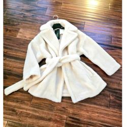 Weekend MaxMara wool robe coat. S