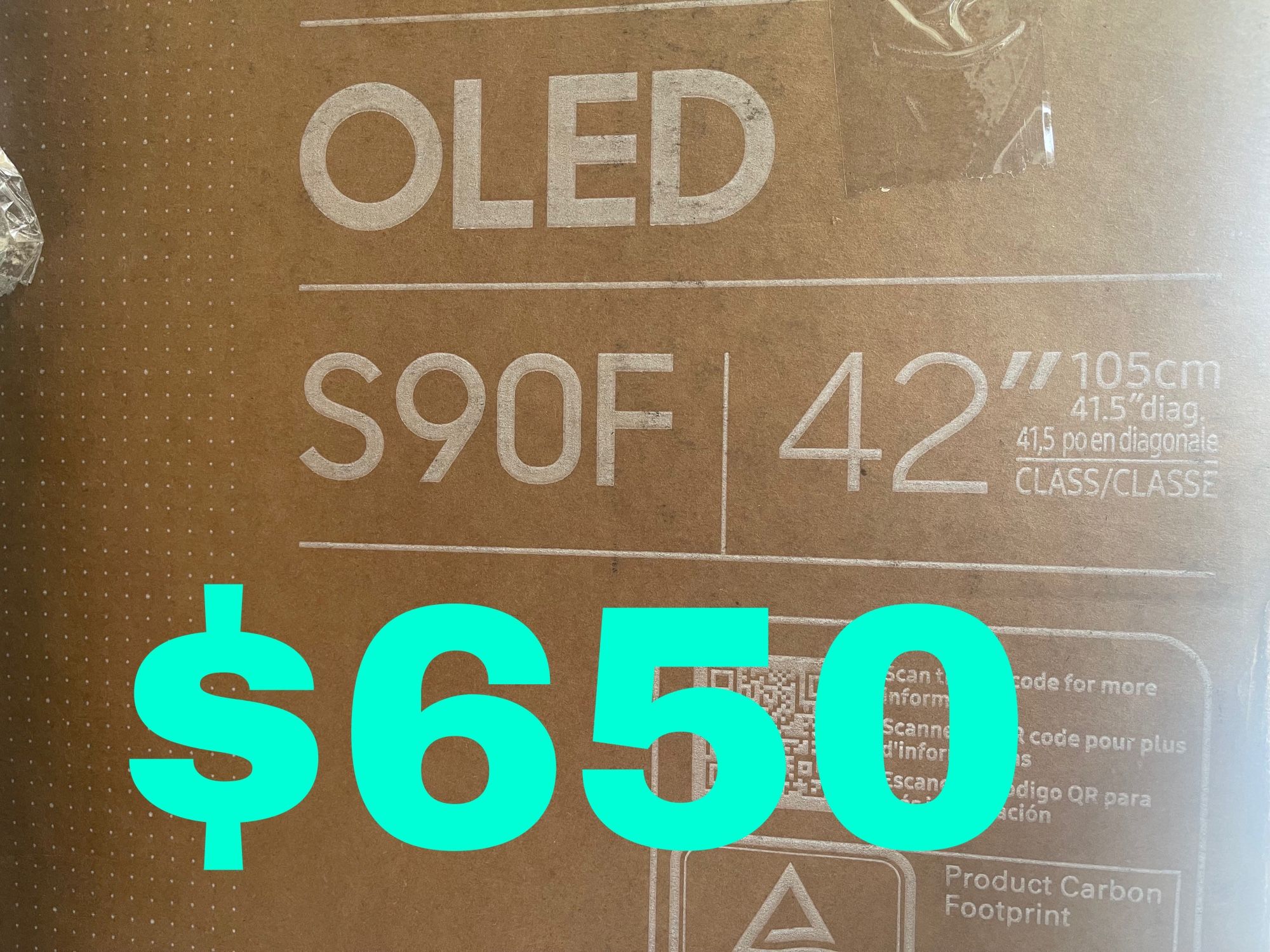 Samsung 42 OLED 144Hz 4K TV (2025) Model 