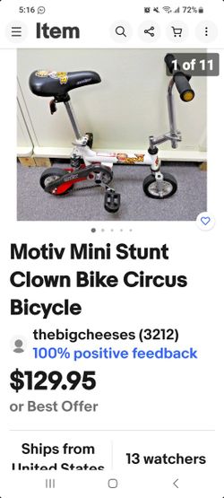 Mini Stun Clow Foldable Bike