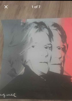 Self portrait  of Andy Warhol