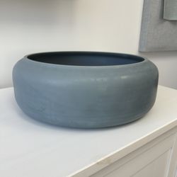 Large Decorative Blue Bowl