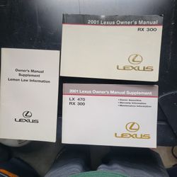Book About 2001 Lexus Rx 300
