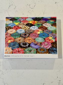 1000 Piece Puzzle - “Difficult Donuts” - Like New!