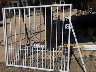 Iron gate door