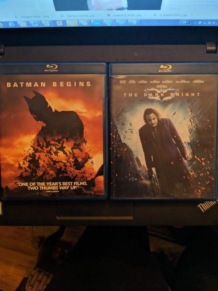 Batman Begins & The Dark Knight Blu Ray Set