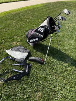 GOLF SET Orlimar Driver 3 & 7 Wood Tommy Armour 5-PW+SW Putter + Bag