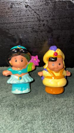 Fisher-Price Little people.  Jasmine.  And her Aladdin Prince.