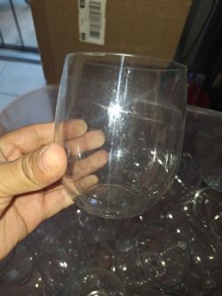 Acrylic wine cups
