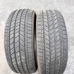 Pair (2) 215 55 17 Bridgestone Turanza QuiteTrack tires