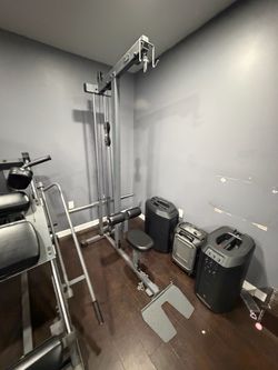 Xmark Fitness LAT PULL-DOWN MACHINE WITH LOW-ROW