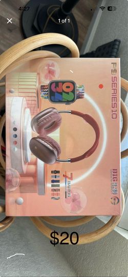 PS SERIES10 watch bands and headphones