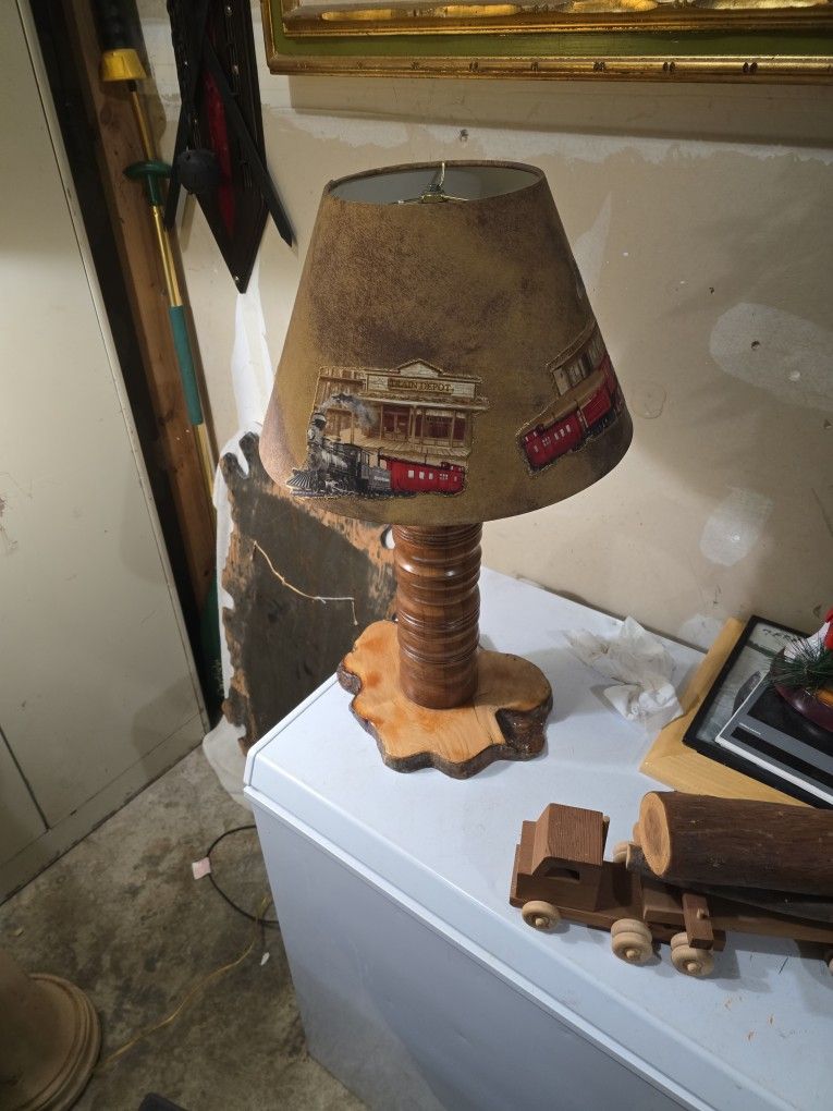 Train Theme Table Lamp