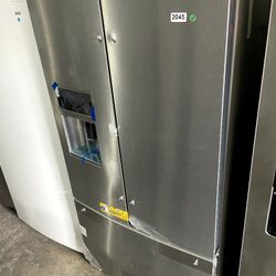 KITCHEN AID 36” FRENCH DOOR REFRIGERATOR STAINLESS STEEL $2000