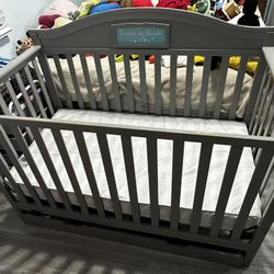Graco Story, Customizable, Five And One Convertible, Crib With Drawer And Premium Crib And Mattress 