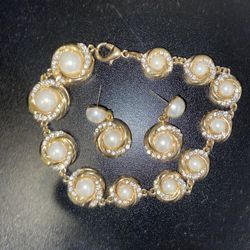 Bracelet And Earrings Set 