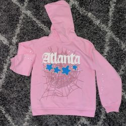 Sp5der Atlanta Pink Hoodie - Size M