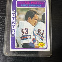 NFL CARD RANDY GRADISHAR 