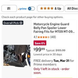 Engine Guard Belly Pan Spoiler