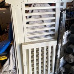 White Baby Crib