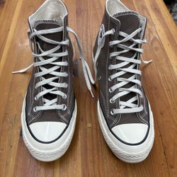 Brown High Top Converse Shoes