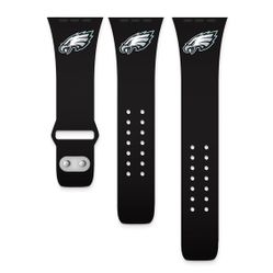 Gametime Phila. Eagles Silicon Band fits Apple Watch (42/44mm Black)
