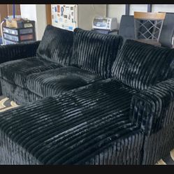 New Jumbo Corduroy Sectional Couch! Free Delivery 🚚! 