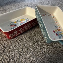 The Pioneer Woman Stoneware Baking Dish Set – 2 Pieces. New
