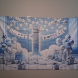 1st Birthday Backdrop