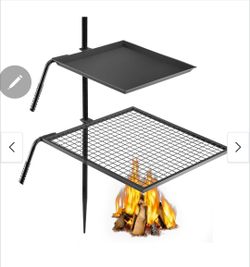 Vevor camp fire swivel grill