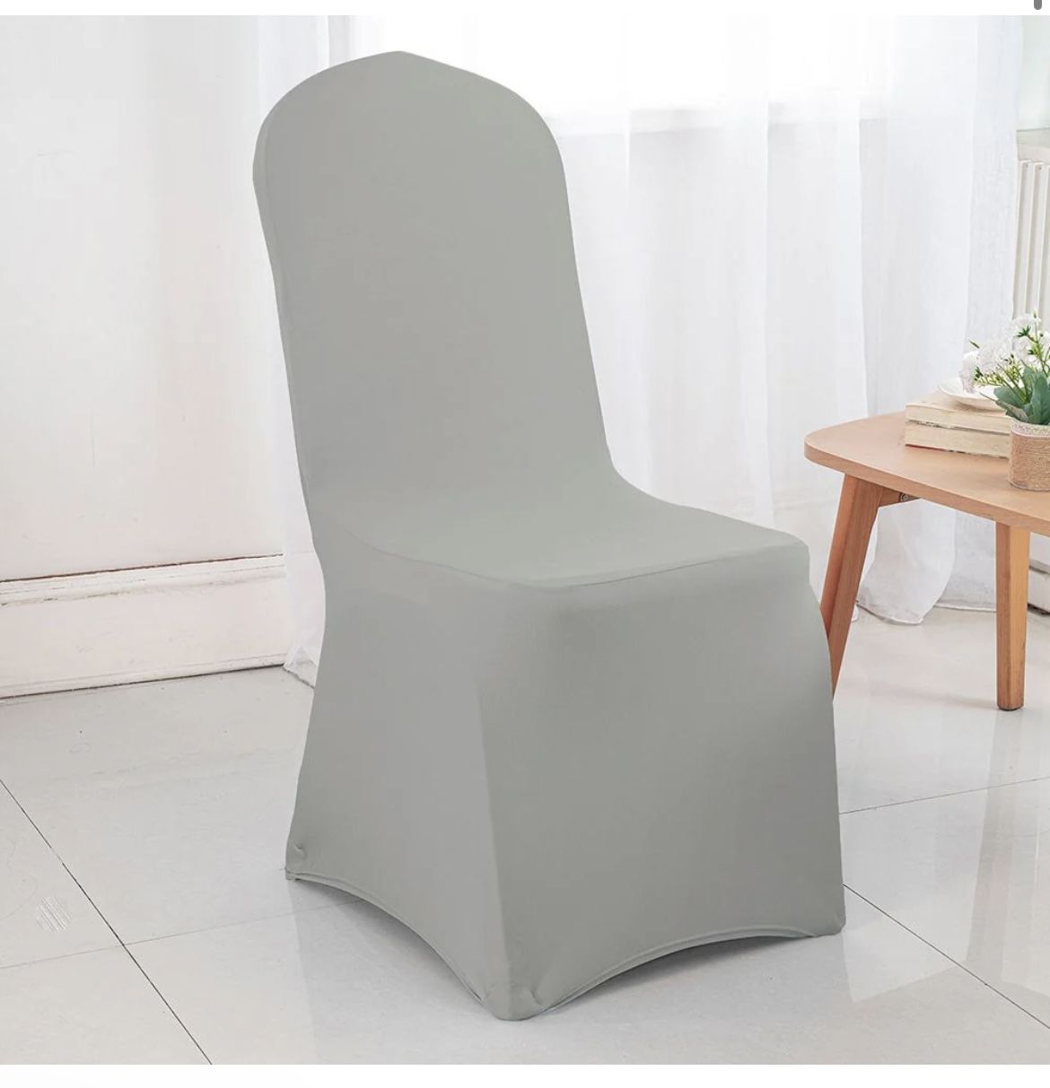 Banquet Spandex Chair Covers- Silver
