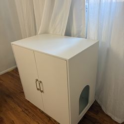Cat Furniture Storage Litter Enclosure 