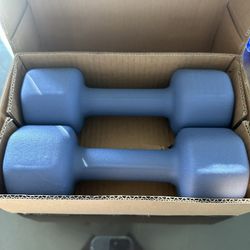 6 LB Dumbbels Pair / 3LB Each - Build And Tone Dumbbels