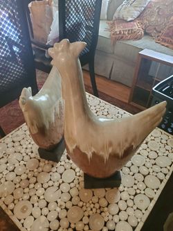 Large Ceramic ROOSTERS