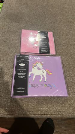 New $25 For Both Unicorn scrapbooks