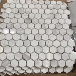 Marble Mosaic Hex