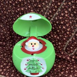 Vintage Pop Up Santa Ornament Christmas Tree