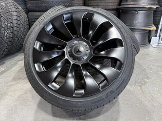 19" WHEELS TESLA PERFORMANCE STYLE MODEL 3 SET 19x9.5 5x114.3 Goodyear 235/40/19