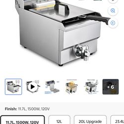 WeCHEF 11.7l countertop deep frier