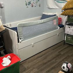 Twin BED WITH MATTRESS And Sheets! 